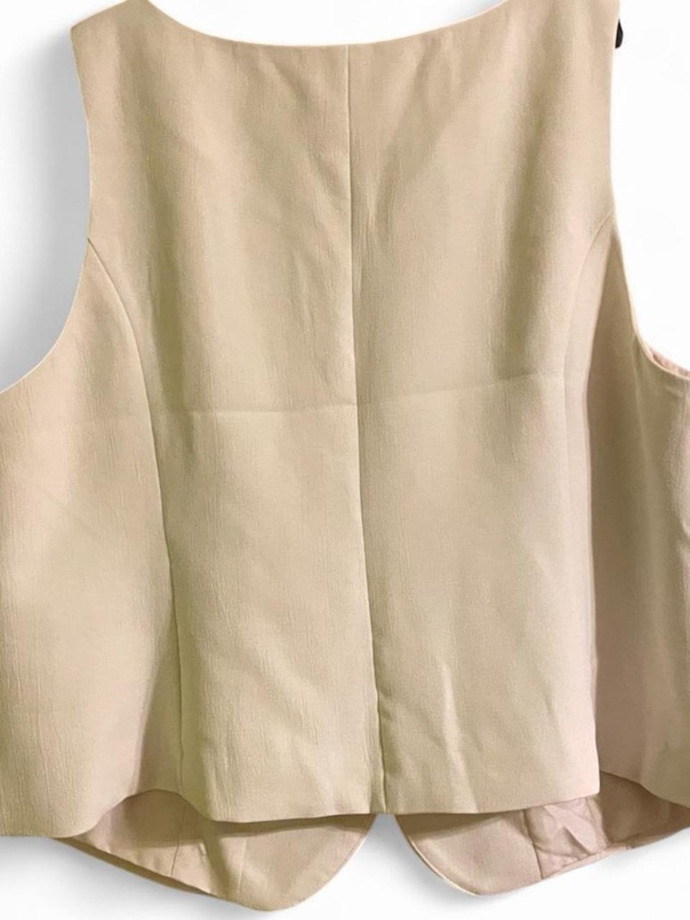a new day Cream Sleeveless Vest Top - Picture 3 of 3